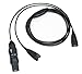 VXi 202339 Y Cord-G Training Splitter Cord for use with VXi G-QD and Jabra headsets
