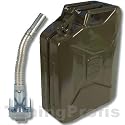 Oxid7 Metall Benzinkanister 20 Liter 20L + Ausgießer flexibel