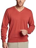 IZOD Mens Solid V-Neck Sweater