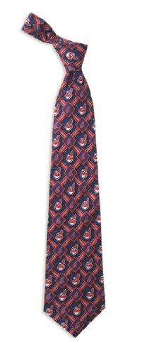 Cleveland Indians Pattern 3 Silk Necktie