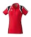ERIMA Damen Poloshirt Razor Line, rot/schwarz/weiß, 42