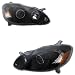 Toyota Corolla Headlights JDM Black Housing Clear Lens Pro Headlights 2003 2004 2005 2006 03 04 05 06