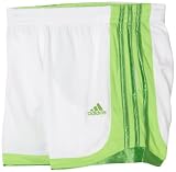 41Fg4K5nfQL. SL160  adidas Girls 7 16 Pe Short,White/Macaw/Intense Green,X Large