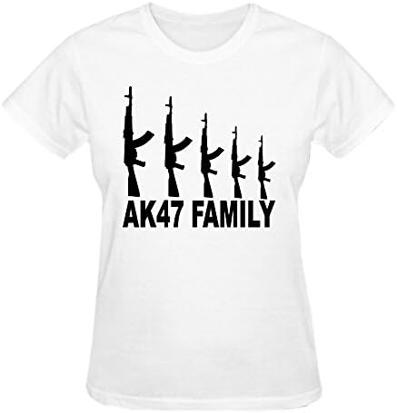 Perfectga Popular Family Stickers Cars Cartoon Custom Women's Round Neck Tee White
