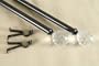 A&F Rod D�cor - NEW Decorative Curtain Rod #57, 28-48 inch, Black
