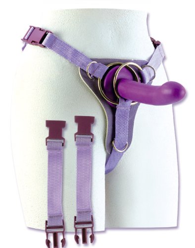 California Exotics Double Ring Harness with Dong