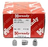 Hornady .45 Cal, 200 Grains, Semi-Wadcutter, 200/Box