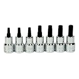 WILLIAMS 3/8" DR TORX BIT SOCKET SET 7 PCS (31910) 3/8"ドライブ トルクスビットソケットセット 7個 JHW31910