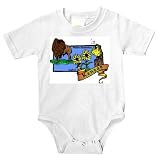 Onesie with Kansas, buffalo, state animal, state bird, state, sunflower, state flower, western meadowlark