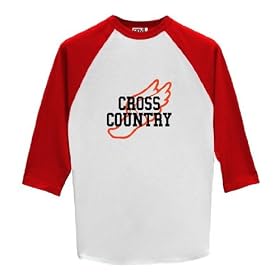Cross Country - Raglan 3 4 Sleeve T-Shirt