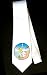 Party Decoration Necktie with soccer, lady, sports, sea, Polynesia, playing, woman, ball, sand, beach, water, Hawaii, ocean, shore, diver, diving, sky, dribbling