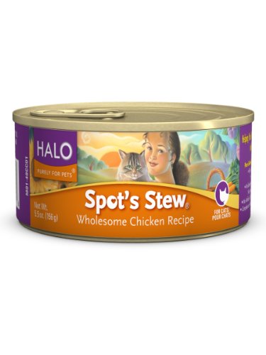 Spot's Stew for Cats, Wholesome Chicken, 5-1/2-Ounce, 12-Can