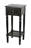 IMAGE OF Large 1 Drawer Farmhouse Stand (Vintage Black) (32