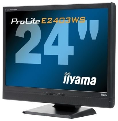 Iiyama ProLite E2403WS-B Monitor LCD-TFT 24.0'' 1920 x 1200 Audio TCO 03 Schwarz