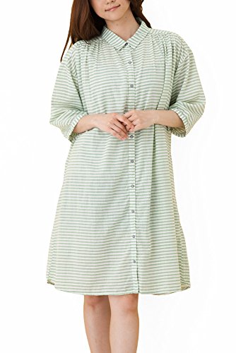 (ゴールドジャパン)Goldjapan 大きいサイズ レディース ワンピース シャツ トップス ストライプ チュニック