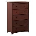 Beatrice 5-Drawer Chest - Cherry
