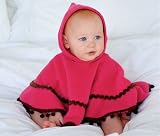 Skipping Hippos Juniper Hot Pink Poncho
