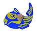 nic - Holzspielzeug 1668 - MB Fisch blau