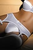 Gracya PB03 Lucy White Suspender Belt