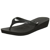  : Havaianas Women's High Light Flip Flop,Black,36 BR