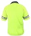 Two Tone Polyester Polo Shirt with Reflective Stripes Yellow/Navy