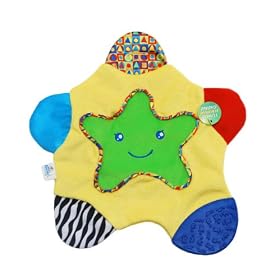 Learning Curve Star Teething Blanket