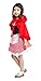 GIFT TOWER Girls Little Red Riding Hood Costume Fancy Dress Set