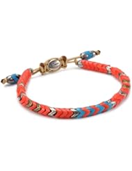 M.Cohen Hand made Designs Multi Colored African Glass Navajo Bead Bracelet