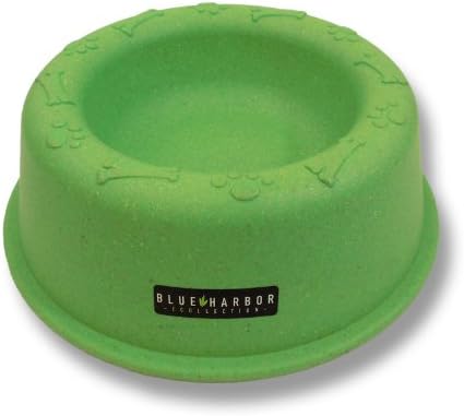Blue Harbor Collection Bamboo 12oz Pet Bowl Medium Green