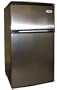 SPT Energy Star 3.2 cu.ft. Double Door Refrigerator in Stainless Steel