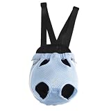 Blue Pet Dog Carrier Backpack Net Nylon S-size