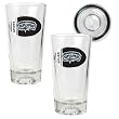 San Antonio Spurs 2-Piece Pint Ale Glass Set with Basketball Bottom  (Oval Logo)