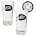 NBA San Antonio Spurs Two Piece Pint Ale Glass Set with Basketball Bottom - Oval Logo