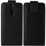 ***** ACCESS-DISCOUNT� ****** Housse SONY XPERIA S Coque �tui de Protection Couleur NOIR ****** QUALIT� LUXE VERITABLE *******par Access-Discount�