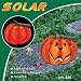 APL Solar Halloween Lighted Carved Pumkin Jack-o-lantern Decoration