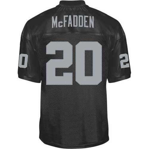 Oakland Raiders #20 Mcfadden Black Jerseys Authentic Football Jersey Size 48-56 (Please Select the Size When You Order, Can Do Drop Shipping)
