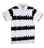 Zoo York Reflection City Stripes Men's Polo Shirt - White