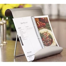Stainless Steel COOKBOOK HOLDER recipe book stand by Harmon