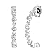 14k White Gold Diamond Hoop Earrings (1/3 cttw, H-I Color, I1-I2 Clarity)