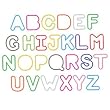 Glitter Sparkle 26 English Alphabet Letters Bandz Bracelets