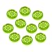 LITKO Space Fighter 2nd Edition Calculate Tokens, Fluorescent Green (10)