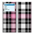 Pink Plaid Design Decal Skin Sticker for Apple iPod nano 2G (2nd Generation) 2GB/ 4GB/ 8GB Player