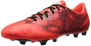 adidas Performance Men's F5 Fg Soccer Firm Ground Cleat, Solar Red/Running White/Black, 10 M US