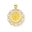 14k Miraculous Medal Pendant