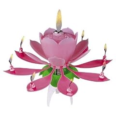 Kerze mit Musik HAPPY BIRTHDAY LOTUS CANDLE