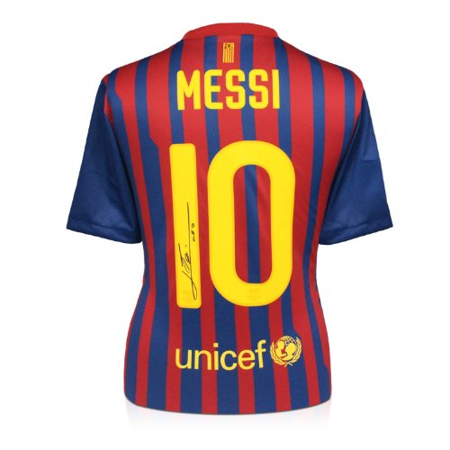 Lionel Messi Signed FC Barcelona Soccer Jersey