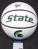 MICHIGAN STATE SPARTANS DRAYMOND GREEN signed BASKETBALL PSA/DNA COA! MSU! - Autographed College Basketballs
