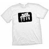 T-Shirt - Black Sabbath - Bandmitglieder - Schwarz / Weiß