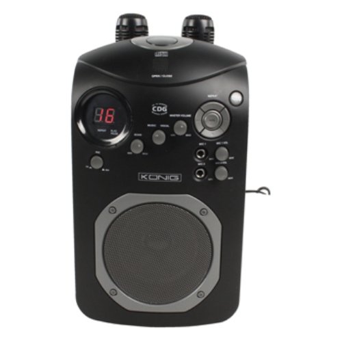 K&ouml;nig HAV-KCD11 CD-Player mit Karaoke Funktion schwarz Preisvergleich