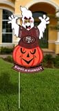 20" Lighted NFL San Francisco 49ers "Happy Halloween" Yard Decoration